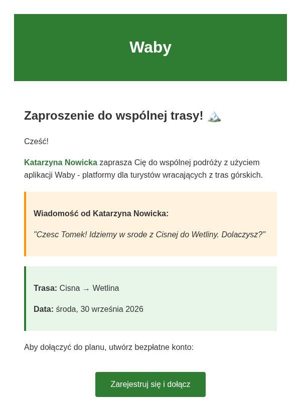 Zaproszenia i dołączanie - 2